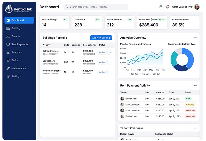 Property Management Dashboard